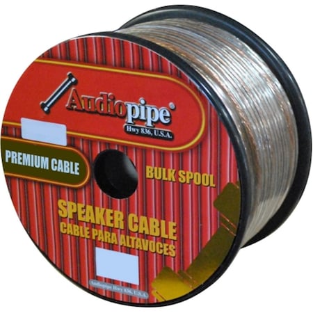 Audiopipe 16GA 100 Ft. Clear Speaker Wire